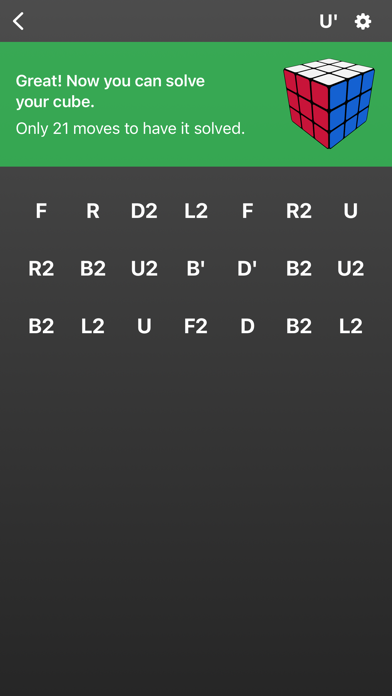 Rubix Cube Solver screenshot 1