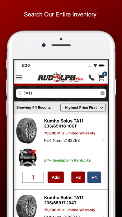 Rudolph Tire screenshot 5
