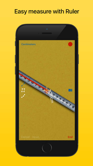 Ruler lite:tape measure length screenshot 1
