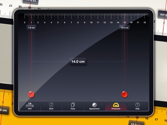 Ruler, Measuring Tape - AR App screenshot 1