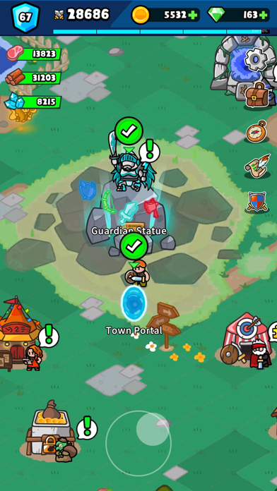 Rumble Heroes : Adventure RPG screenshot 1