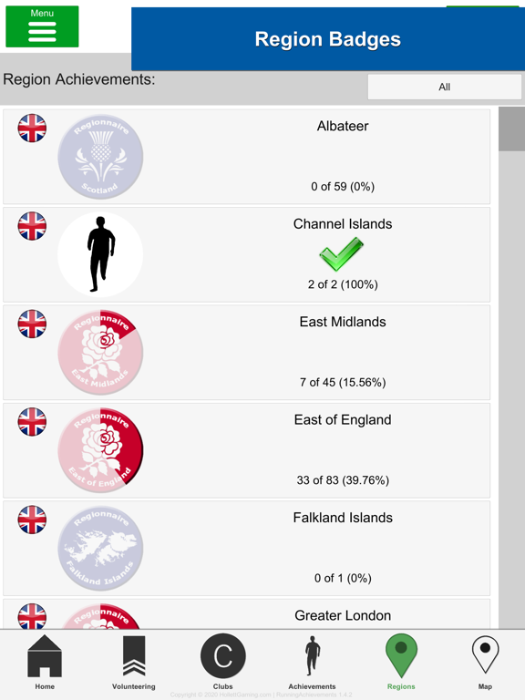 Running Achievements (Smadges) screenshot 1