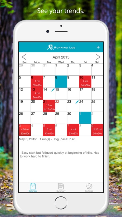 Running Log screenshot 3