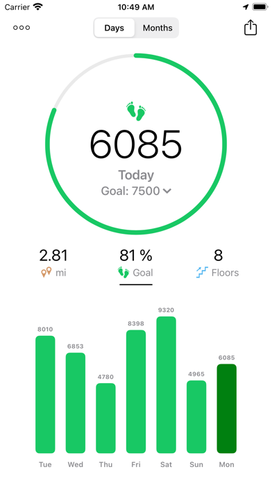 Running Walking Tracker Goals screenshot 7