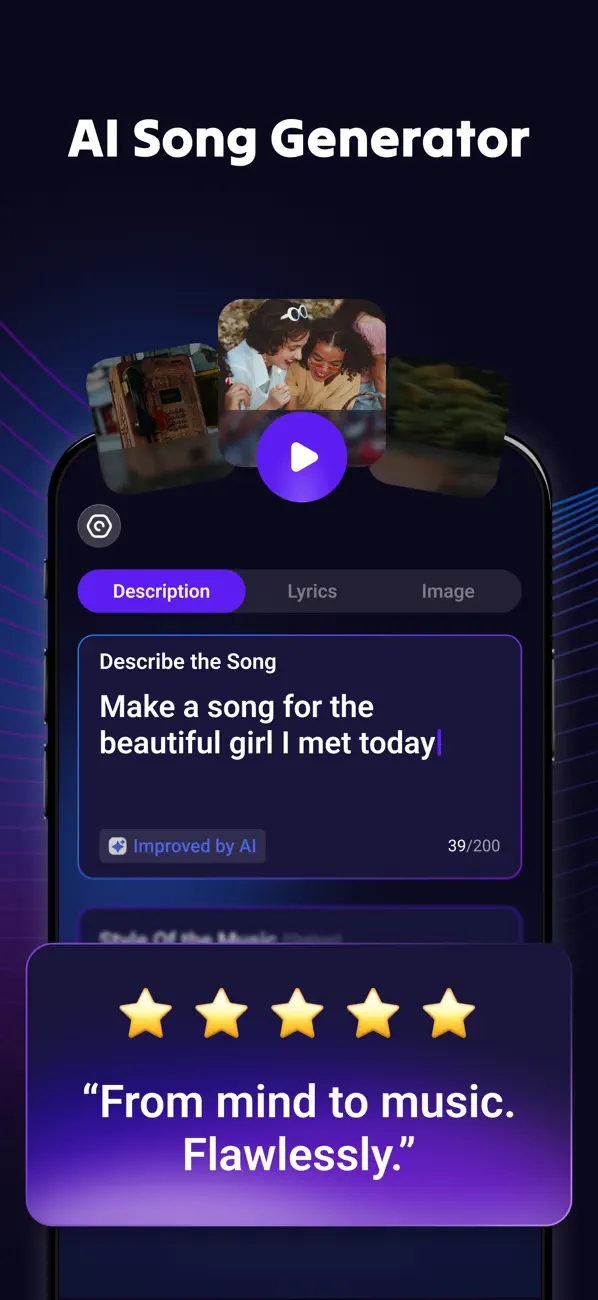 Rythmix - AI Music Generator screenshot 3