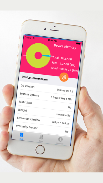 S2 System Status Monitor Lite with usage Widget battery charge and Memory data Manager Info screenshot 4