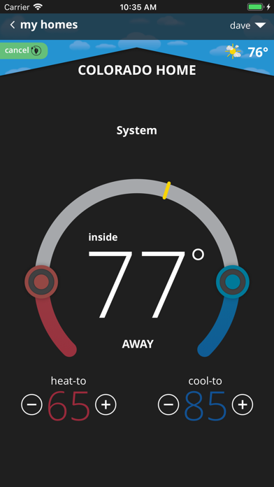 (S30/E30/M30) iComfort T-Stat screenshot 4