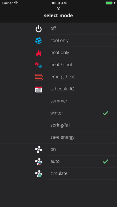 (S30/E30/M30) iComfort T-Stat screenshot 3