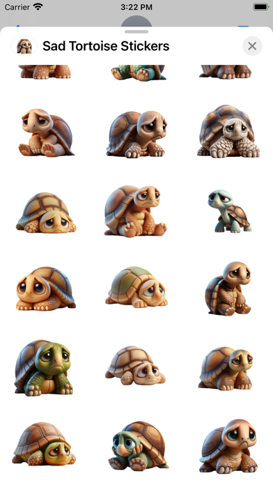 Sad Tortoise Stickers screenshot 5