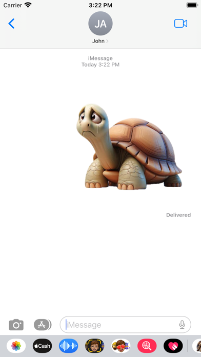Sad Tortoise Stickers screenshot 3