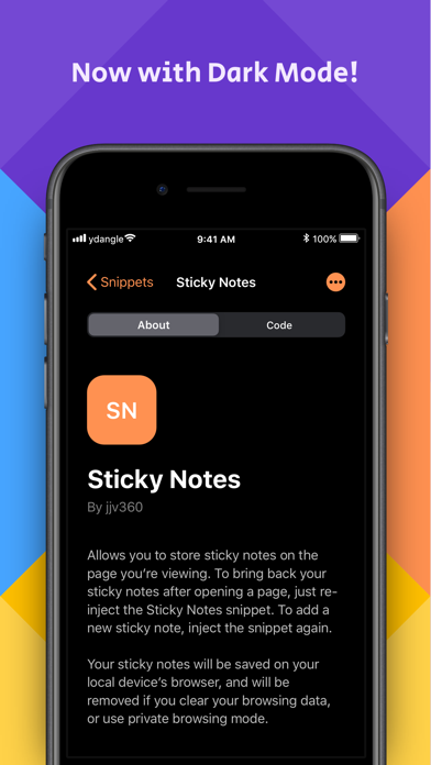 Safari Snippets screenshot 1