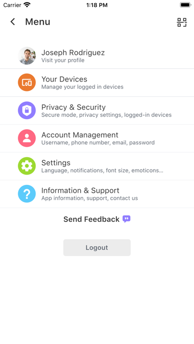 SafeChat — Secure Chat & Share screenshot 1