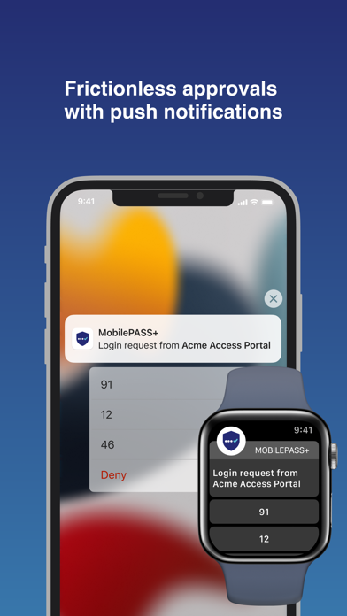 SafeNet MobilePASS+ screenshot 1