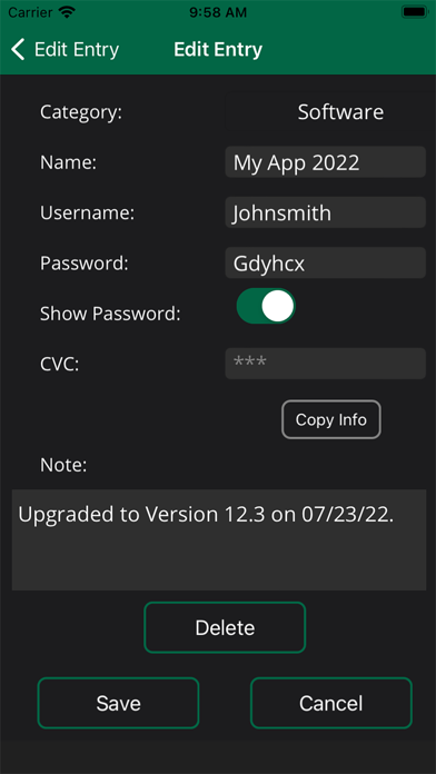 SafePass+ screenshot 2