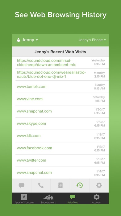 SaferKid Text Monitoring App screenshot 5