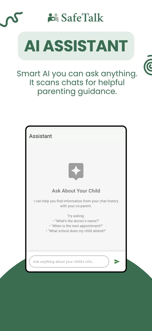 SafeTalk Co-parent screenshot 1