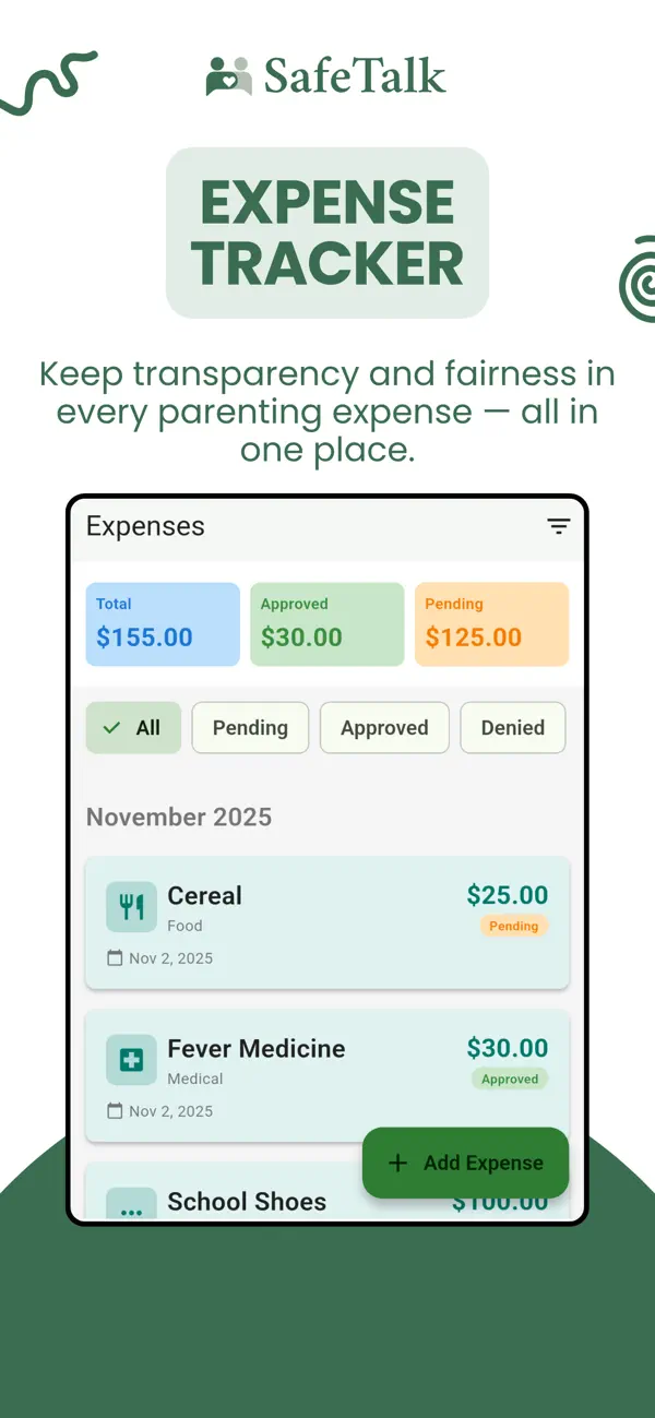 SafeTalk Co-parent screenshot 2