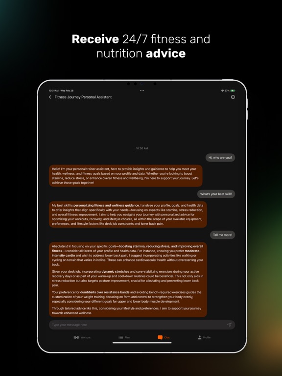 Saga: AI Personal Trainer screenshot 2