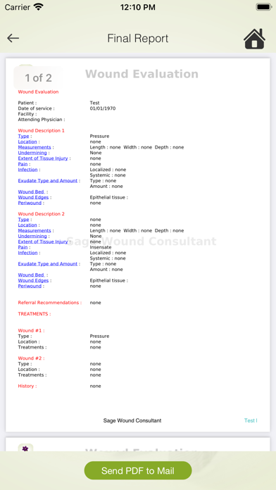 Sage Wound Consultant screenshot 1