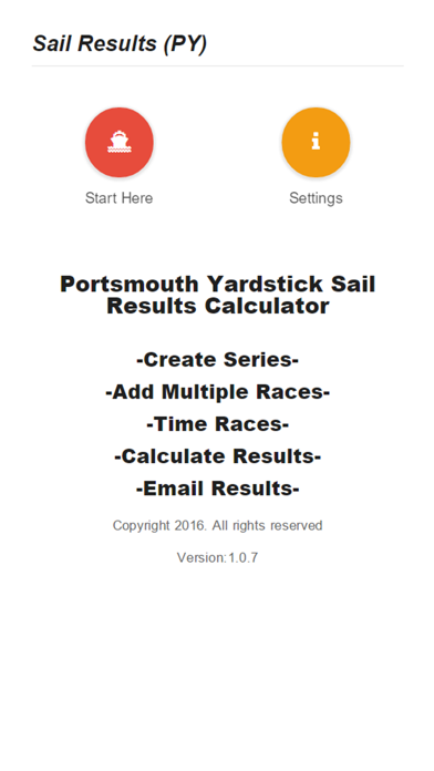 Sail Results (PY 2025) screenshot 5