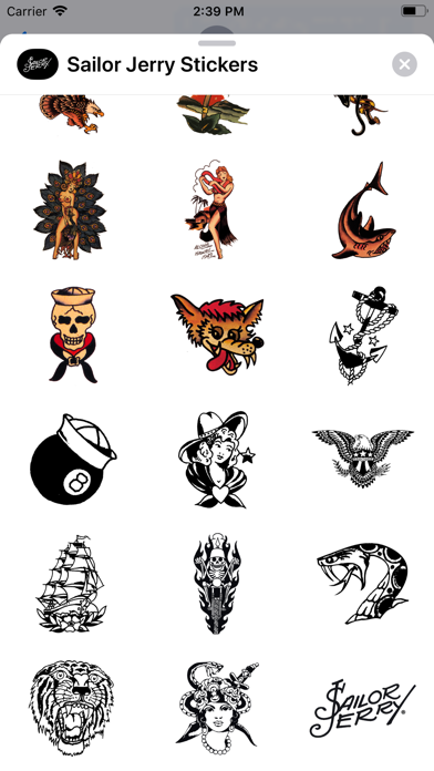 Sailor Jerry Stickers screenshot 1