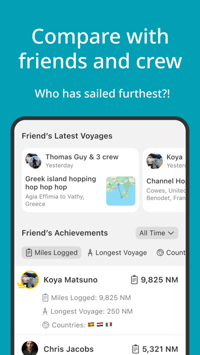 SailTies: Logbook GPS Tracking screenshot 1