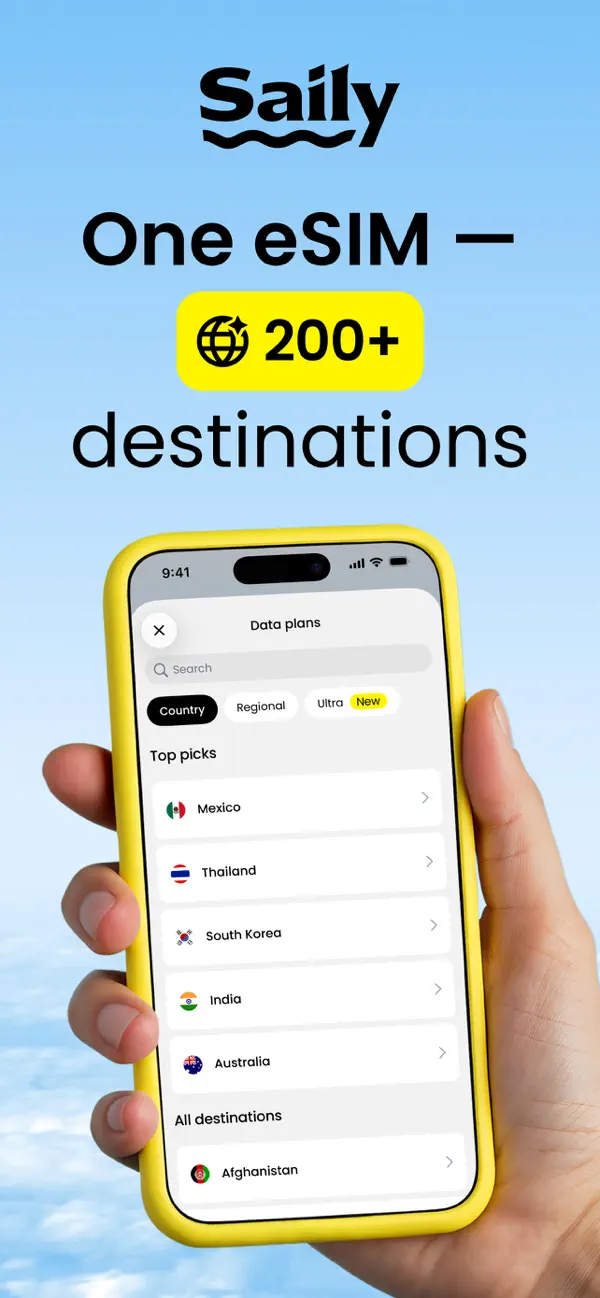 Saily: Travel eSIM & Data screenshot 6