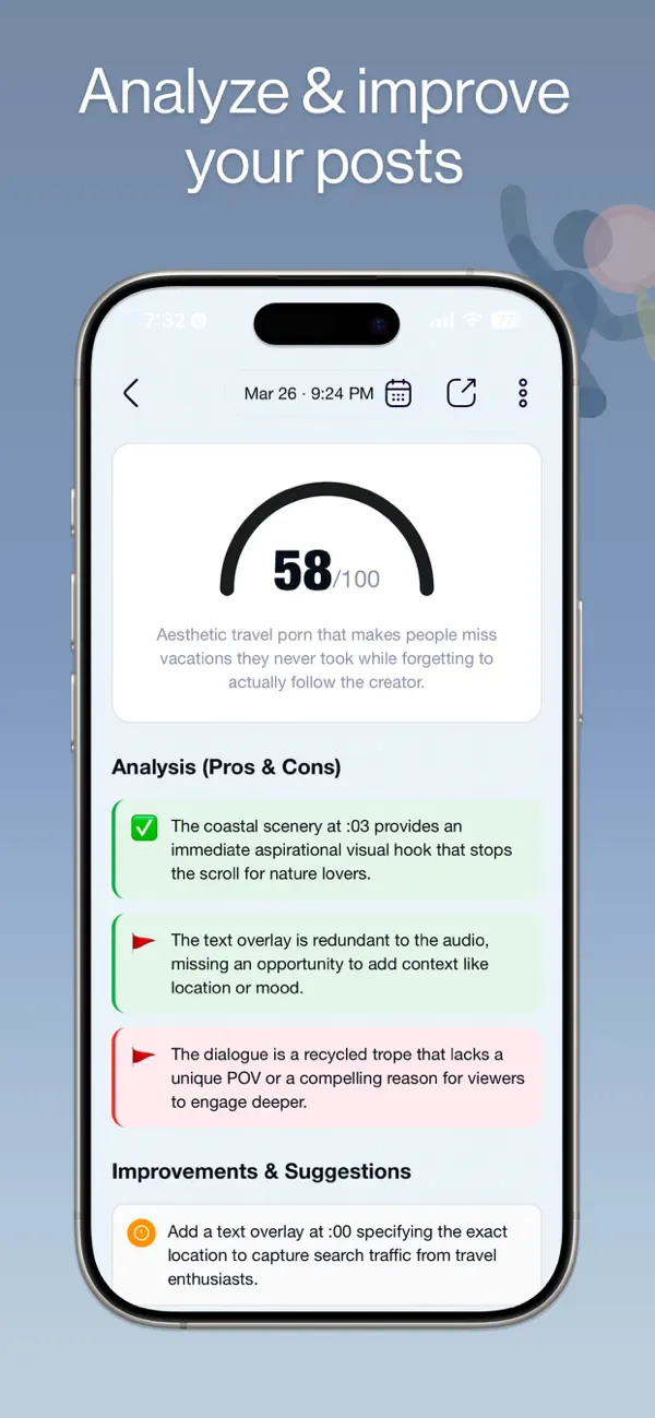 Saivvi: Social Media Coach screenshot 4