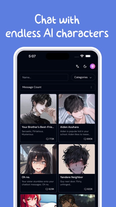 Sakura - Chat with AI Bots screenshot 4