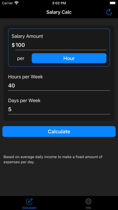 Salary Calculator - Pay Calc screenshot 1
