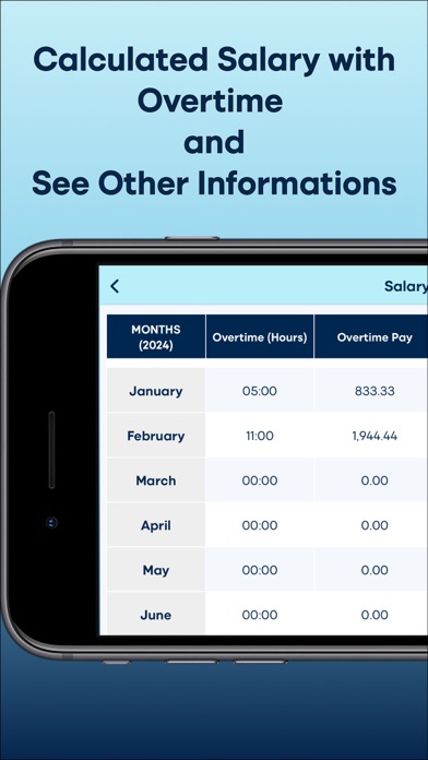 Salary Overtime screenshot 2