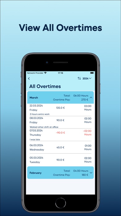 Salary Overtime screenshot 6