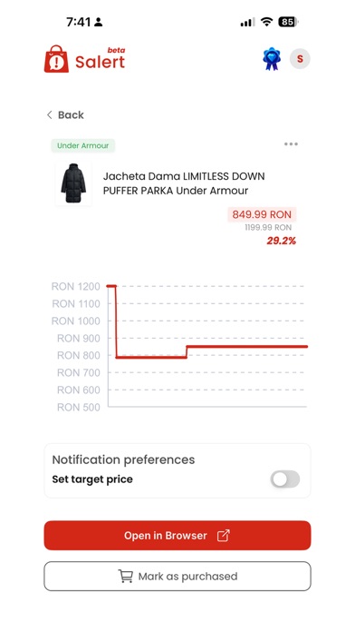 Salert screenshot 4