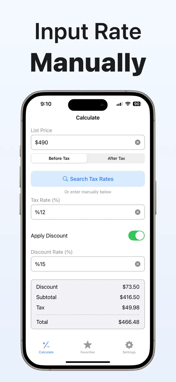 Sales Tax Calculator ,Discount screenshot 4