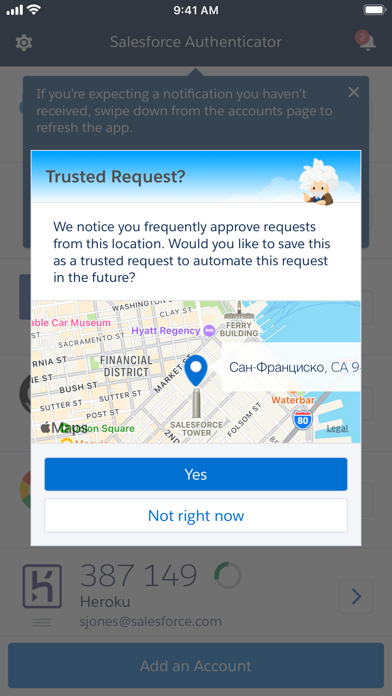 Salesforce Authenticator screenshot 1