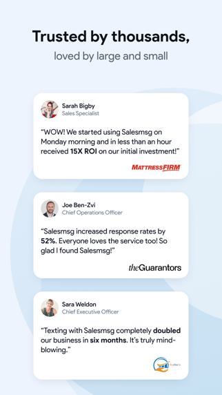 Salesmsg screenshot 1