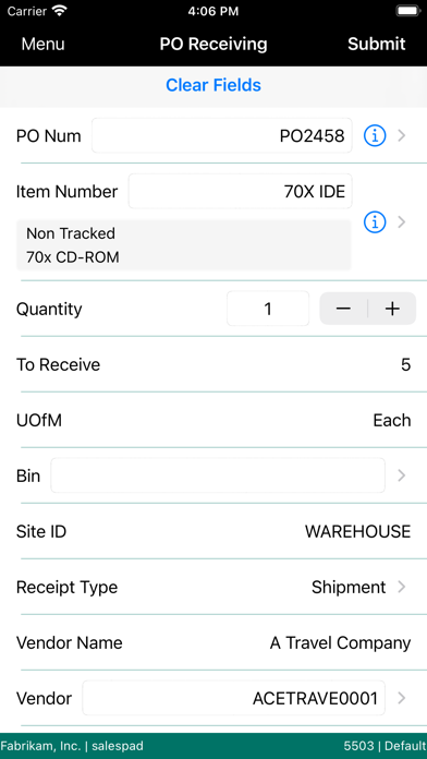 SalesPad Inventory Manager screenshot 2