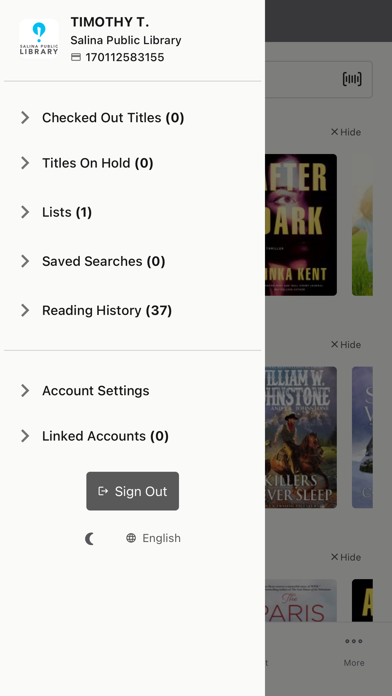 Salina Public Library Catalog screenshot 4