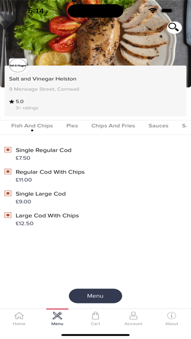 Salt and Vinegar Helston screenshot 2