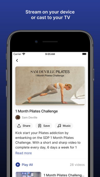 Sam Deville Pilates screenshot 1