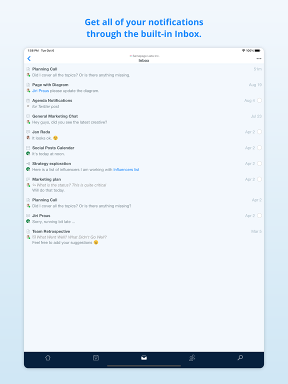 Samepage: Team Collaboration screenshot 2