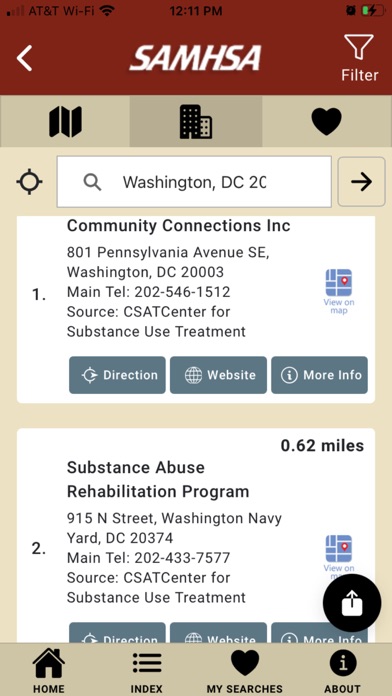 SAMHSA Disaster Response App screenshot 1