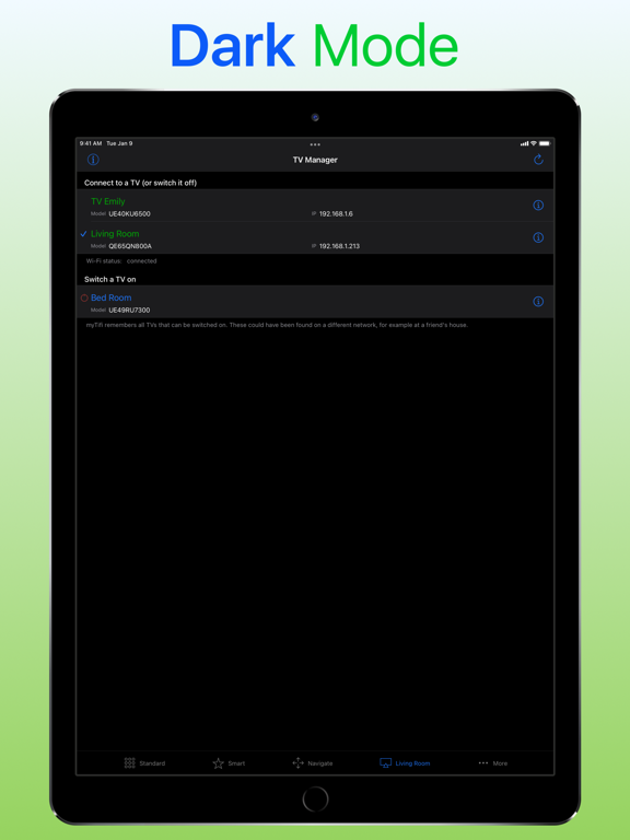 Samsung Smart TV remote myTifi screenshot 1