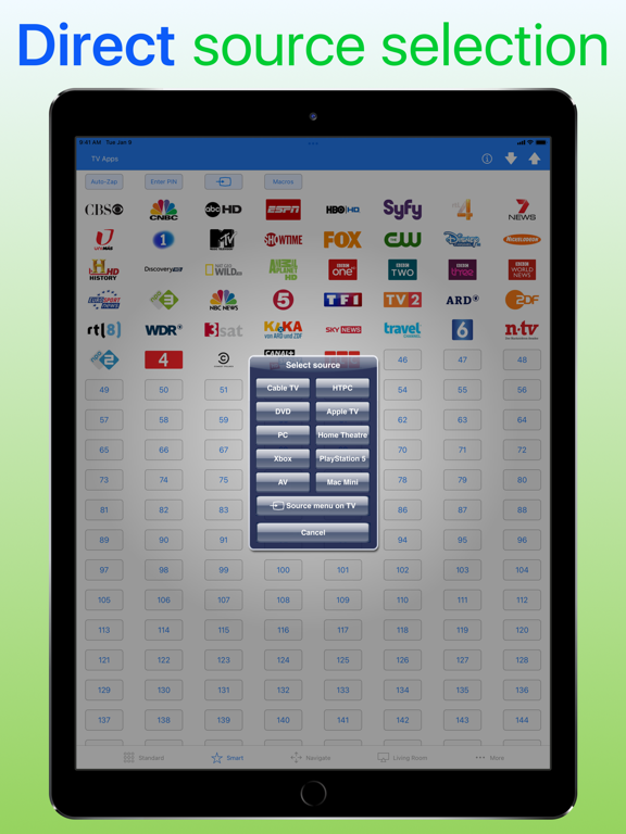 Samsung Smart TV remote myTifi screenshot 5