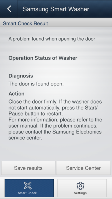 Samsung Smart Washer screenshot 2