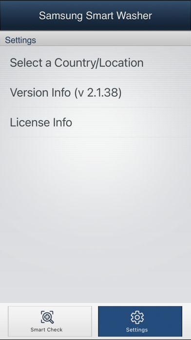 Samsung Smart Washer screenshot 1