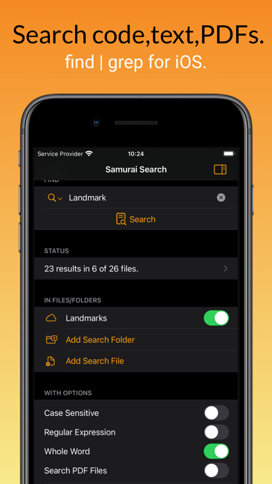 Samurai Search: Text/PDF files screenshot 6