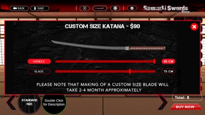 Samurai Swords Store screenshot 1