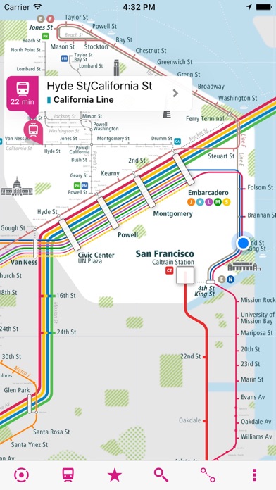San Francisco Rail Map Lite screenshot 5