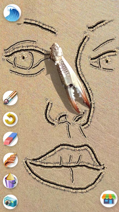 Sand Draw: Beach Wave Art Game screenshot 2
